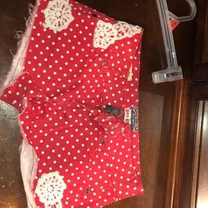 cute red potty for shorts